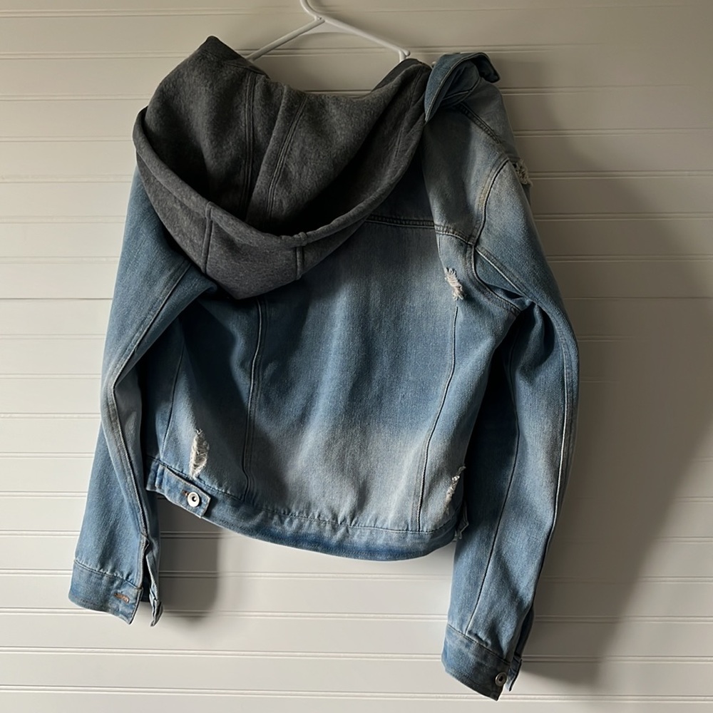 Hooded Jean Jacket - Picture 2 of 2